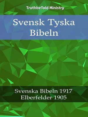 cover image of Svensk Tyska Bibeln